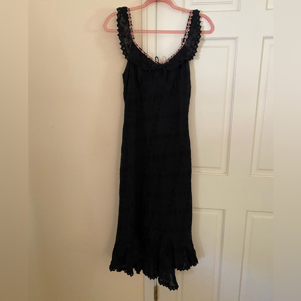 Vintage black Betsey Johnson dress size M